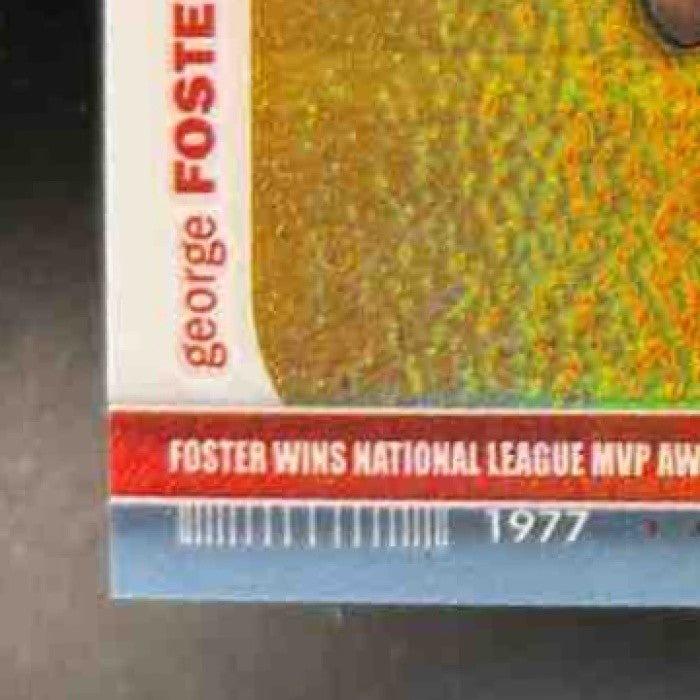 2003 Topps Finest George Foster Finest Moments Refractor Auto Cincinnati Reds - Sports Cards
