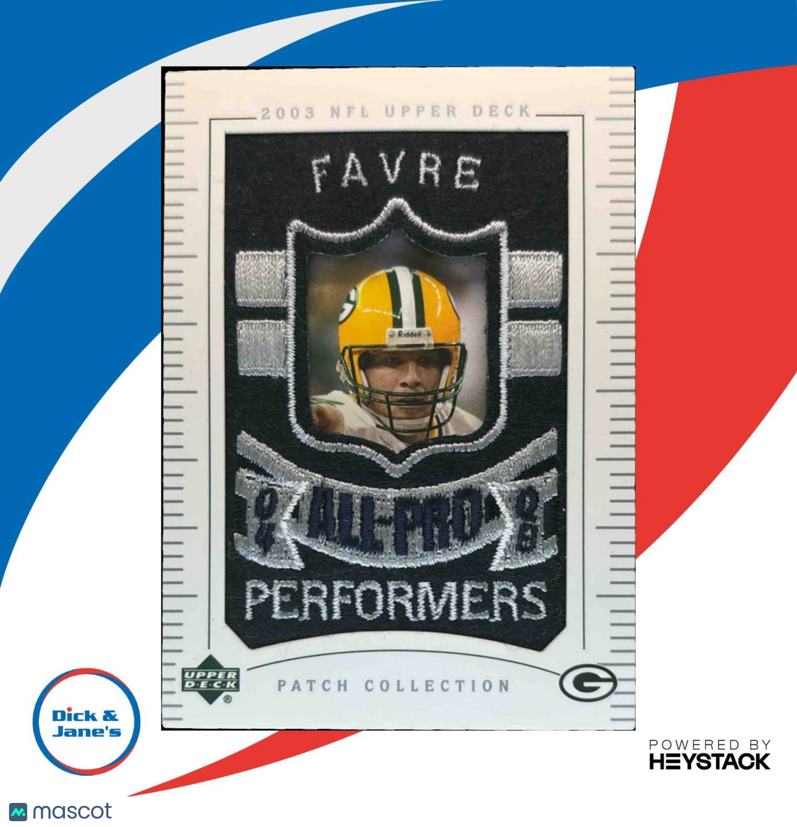 2003 Upper Deck Patch Collection Brett Favre #149 Green Bay Packers - Sports Cards