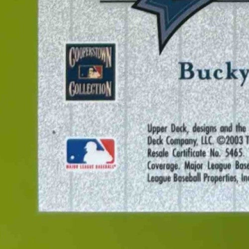 2003 Upper Deck Yankees Signature Series Bucky Dent Pride of New York Auto PN DE Sports Cards