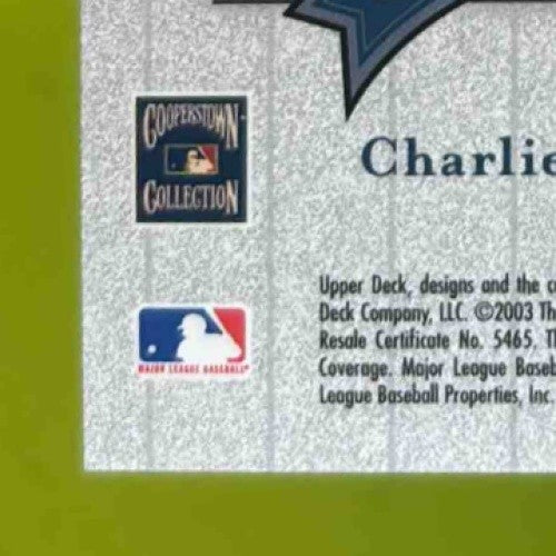 2003 Upper Deck Yankees Signature Series Charlie Silvera Pride of New York Auto - Sports Cards