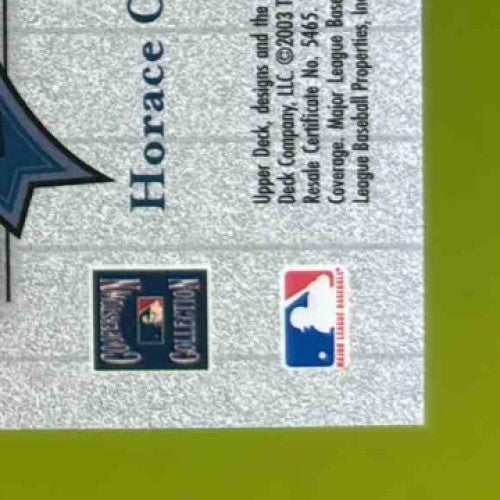 2003 Upper Deck Yankees Signature Series Horace Clarke Pride of New York Auto Sports Cards