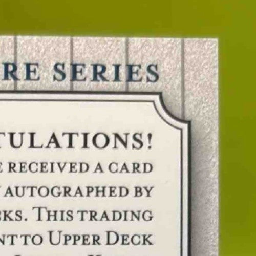 2003 Upper Deck Yankees Signature Series Johnny Kucks Pride of New York Auto - Sports Cards