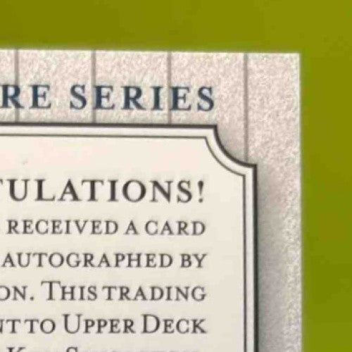 2003 Upper Deck Yankees Signature Series Ken Singleton Pride of New York Auto Sports Cards