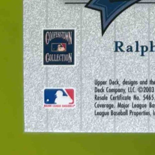 2003 Upper Deck Yankees Signature Series Ralph Houk Pride of New York Auto PN RH Sports Cards