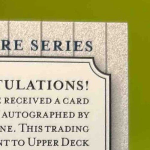 2003 Upper Deck Yankees Signature Series Tommy Byrne Pride of New York Auto DJ2 Sports Cards