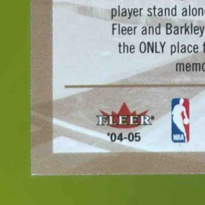 2004-05 Fleer Hawaii National Charles Barkley #NNO Phoenix Suns - Sports Cards