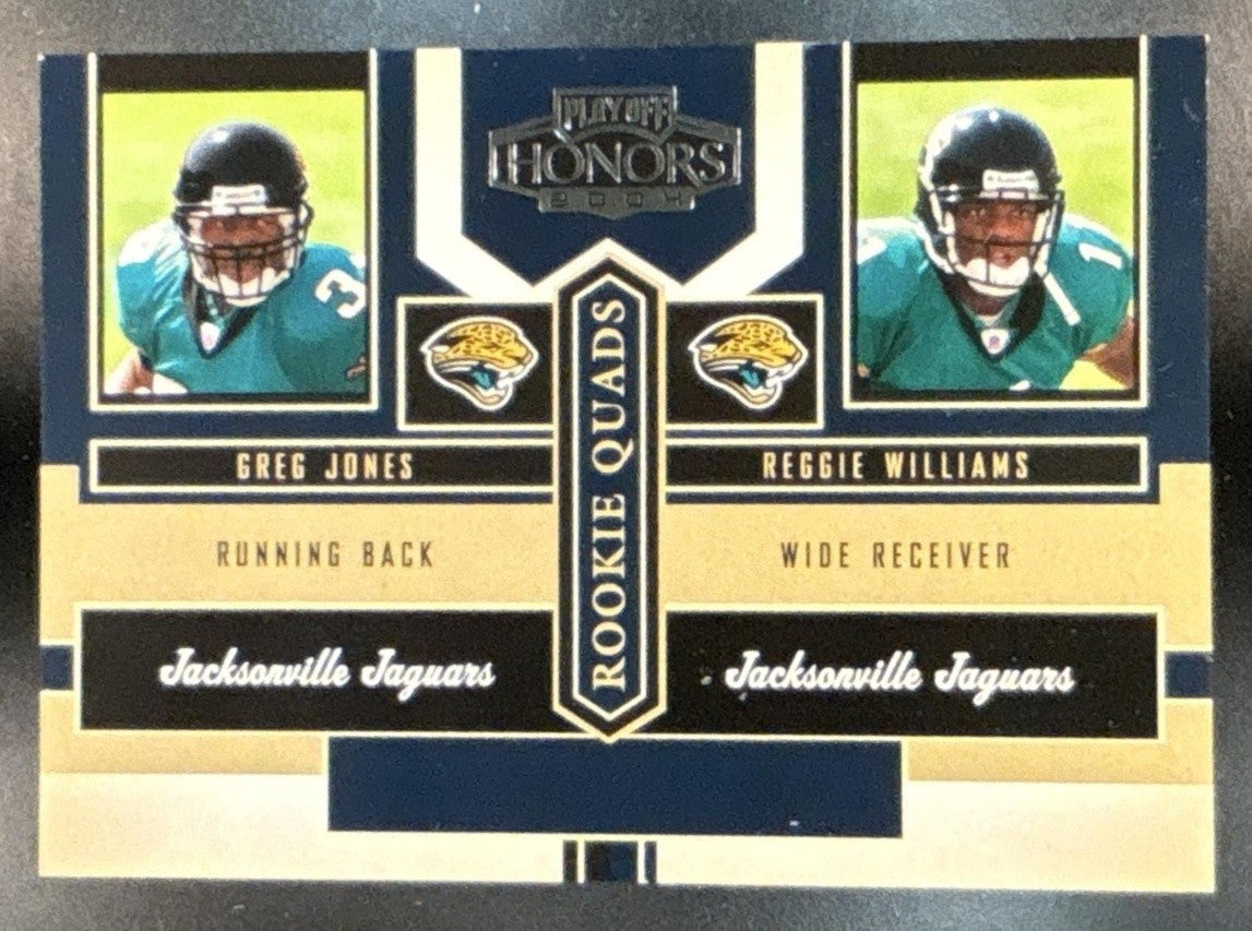 2004 Contenders Honors Greg Jones Reggie Williams Dunta Robinson Ben Troupe /25 - Sports Cards