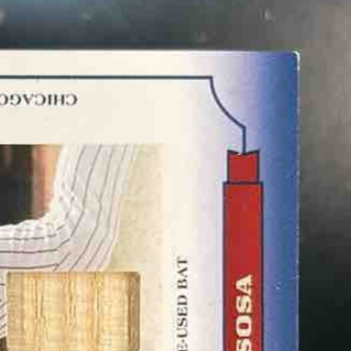 2004 Donruss World Series Sammy Sosa Material Bat /100 #WS-42 MEM Chicago Cubs - Sports Cards
