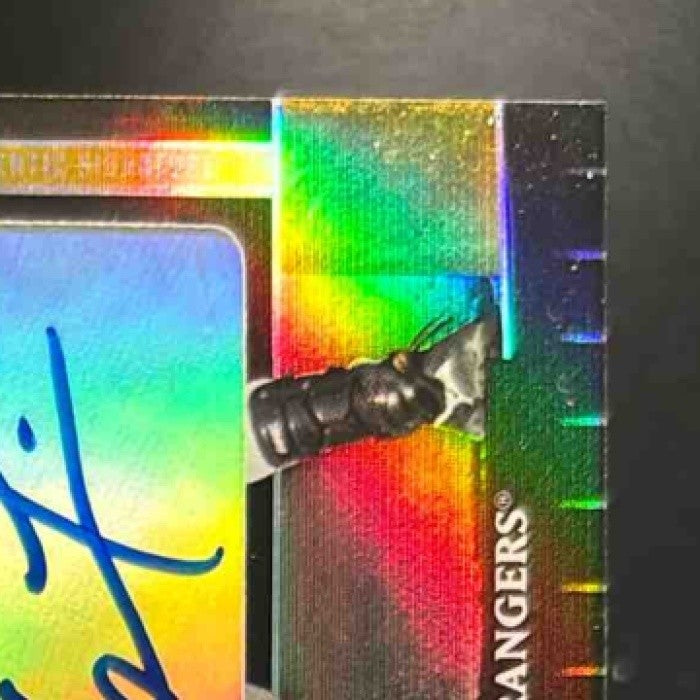 2004 Leaf Certified Cuts Mark Teixeira Patch Auto /23 #187 MEM Auto Texas Ranger - Sports Cards