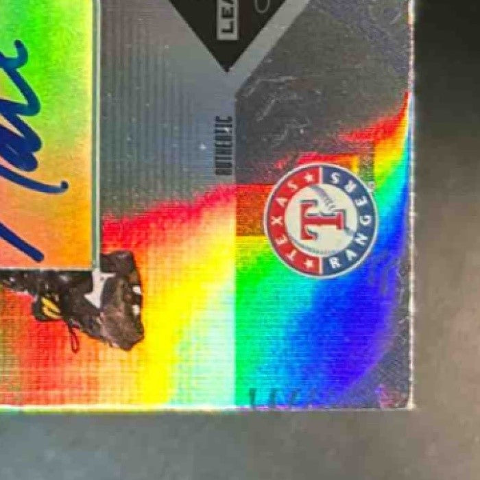 2004 Leaf Limited Mark Teixeira Moniker Bronze Auto /50 #102 Auto Texas Rangers - Sports Cards