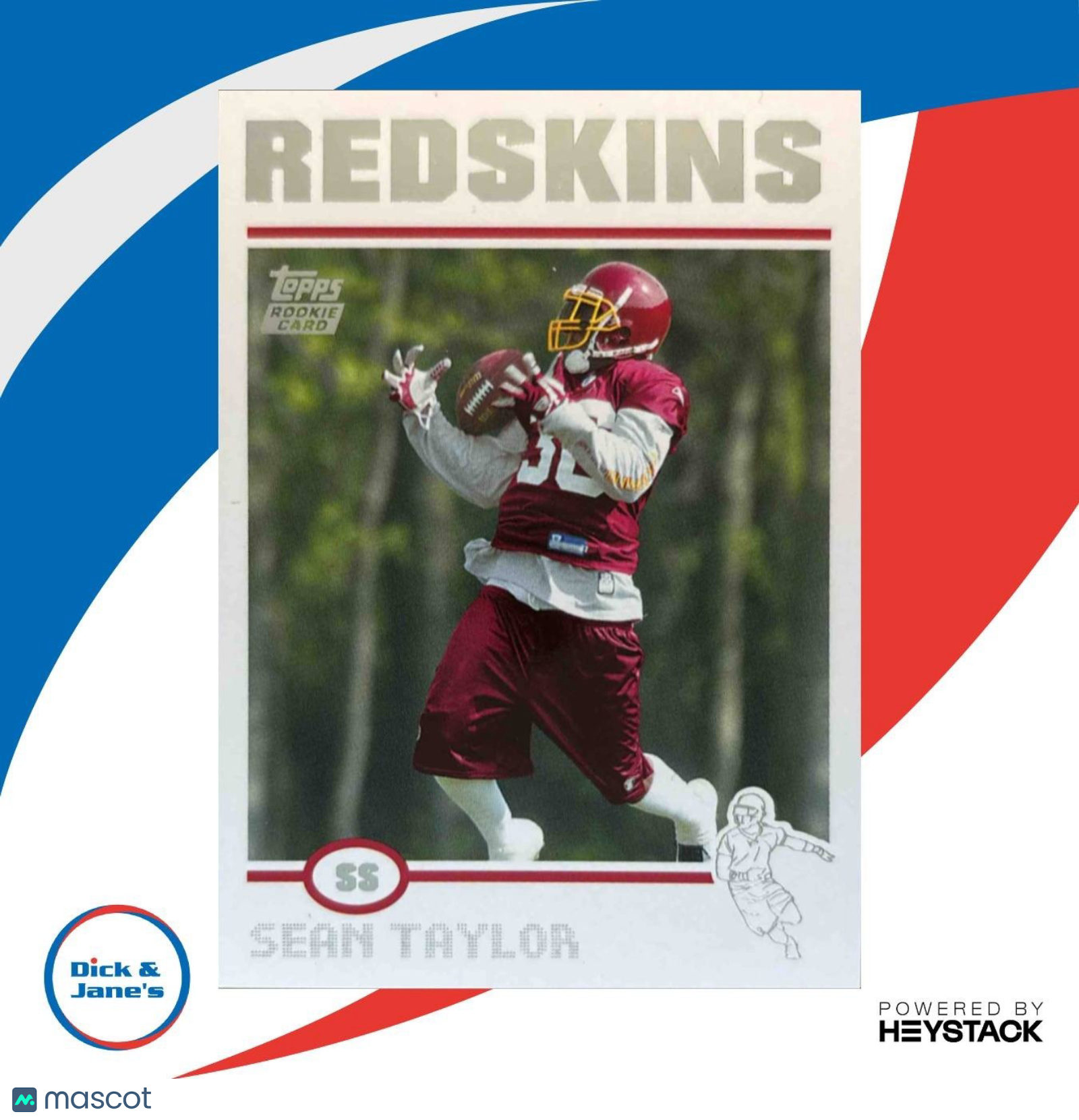 2004 Topps Sean Taylor #347 RC Washington Redskins - Sports Cards