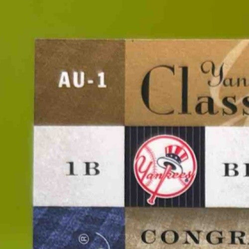 2004 Upper Deck UD Yankees Classics Bill Moose Skowron Classic Scripts AU 1 Auto Sports Cards