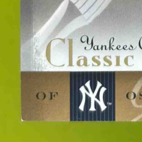 2004 Upper Deck UD Yankees Classics Oscar Gamble Classic Scripts AU48 Auto NY Sports Cards