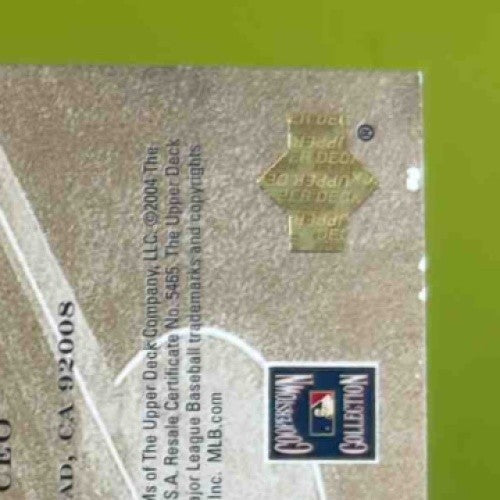 2004 Upper Deck UD Yankees Classics Oscar Gamble Classic Scripts AU48 Auto NY Sports Cards