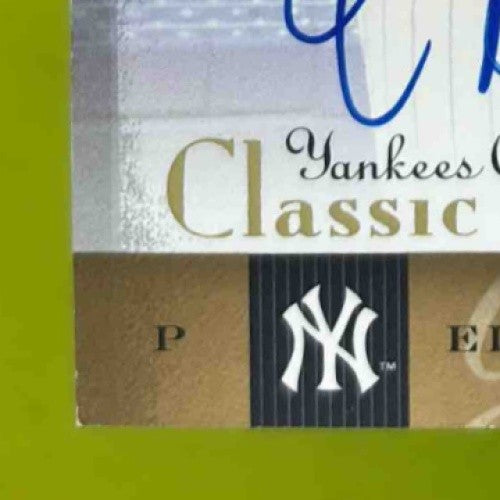 2004 Upper Deck Yankees Classics Ed Figueroa Classic Scripts AU-19 Auto New York - Sports Cards
