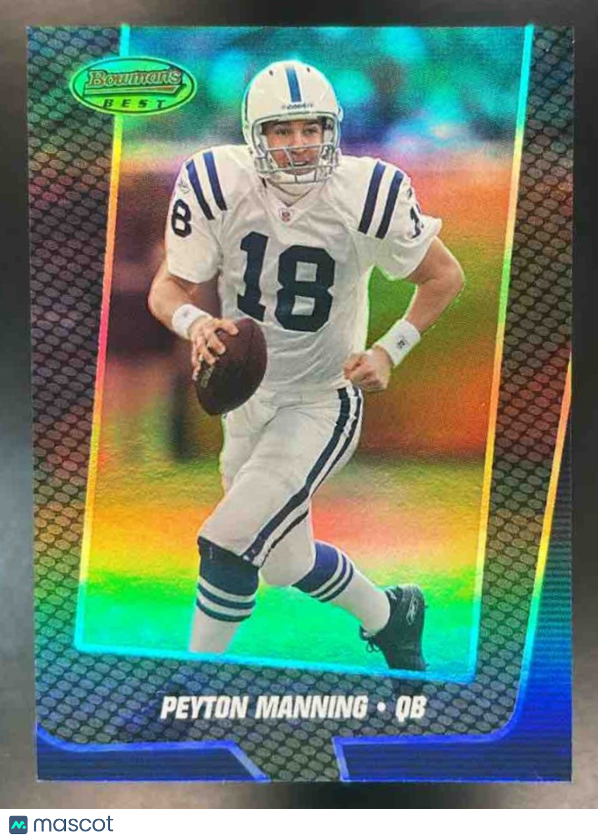 2005 Bowman’s Best Peyton Manning Silver /25 #2 Indianapolis Colts - Sports Cards