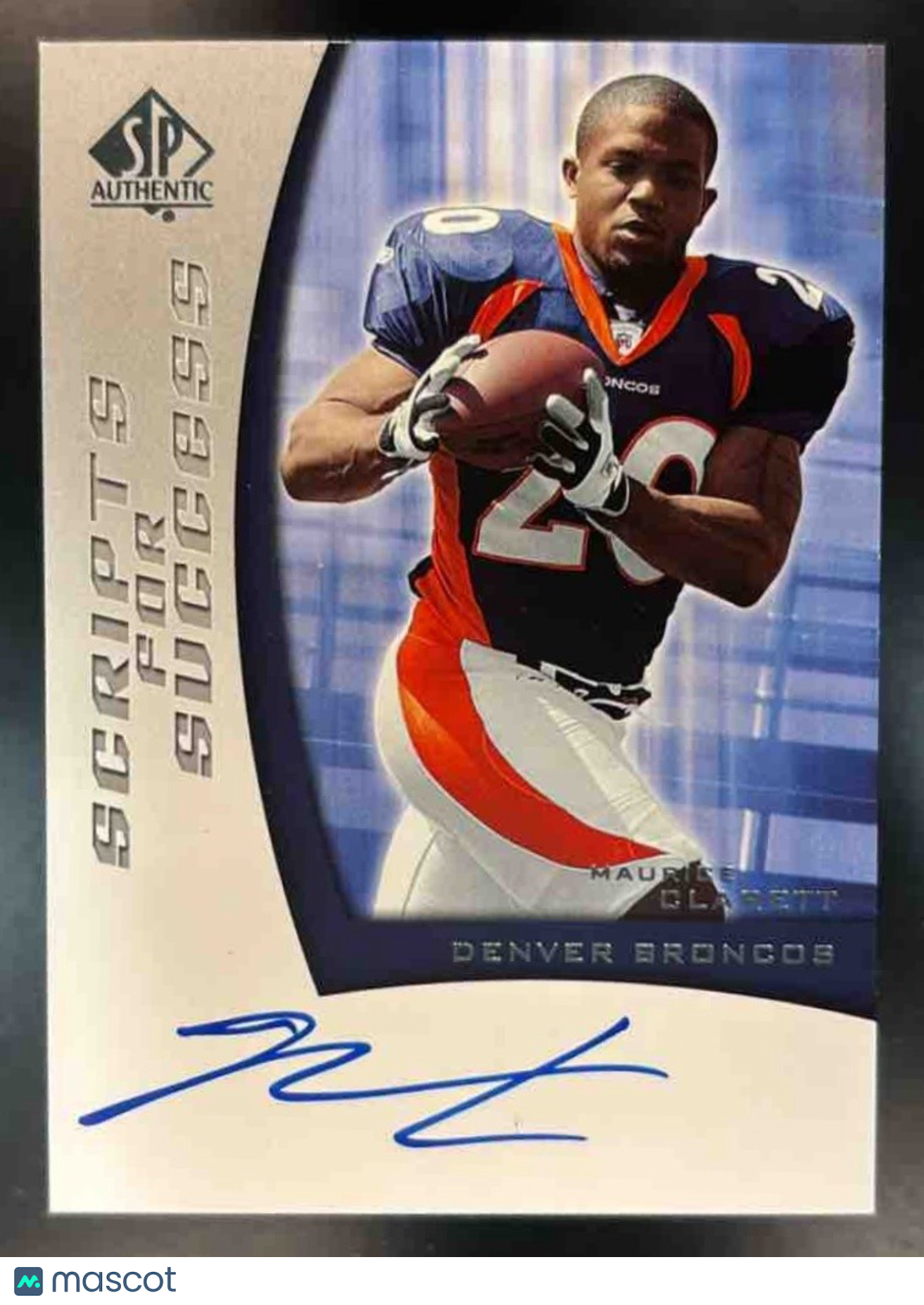 2005 SP Authentic Maurice Clarett Scripts for Success Auto #SS-MO Denver Broncos - Sports Cards