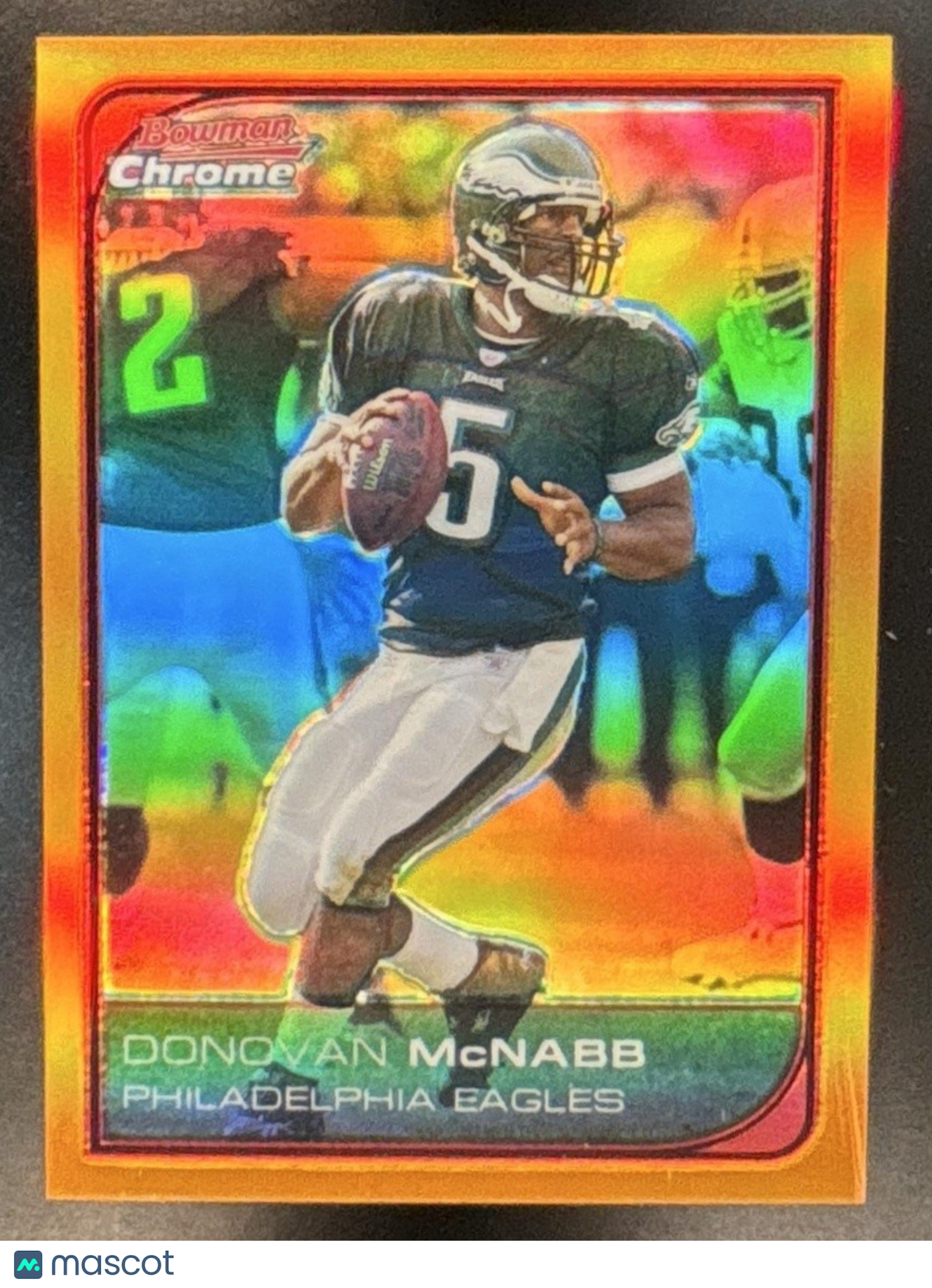 2006 Bowman Chrome Donovan McNabb Orange Refractor /25 #149 Philadelphia Eagles - Sports Cards