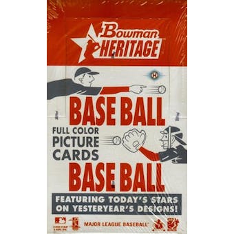 2006 Bowman Heritage Baseball Hobby Box - MLB Hobby Box