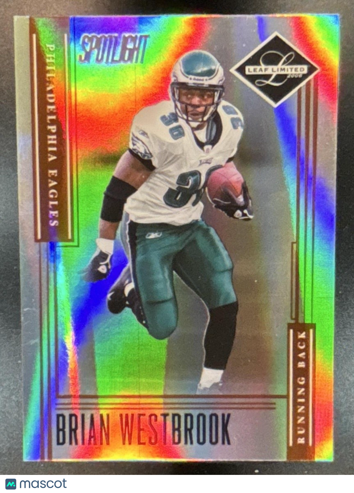 2006 Leaf Limited Brian Westbrook Bronze Spotlight /50 #50 Philadelphia Eagles - Sports Cards