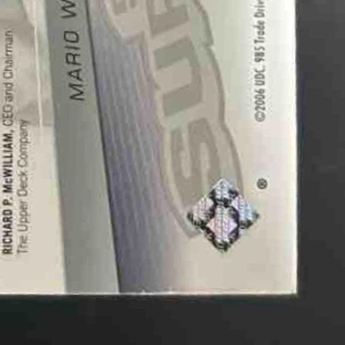 2006 SPx Mario Williams Rookie Swatch Supremacy MEM RC Houston Texans - Sports Cards