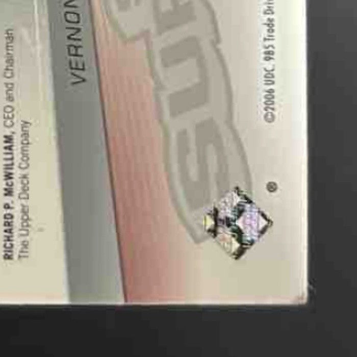 2006 SPx Vernon Davis Rookie Swatch Supremacy #SW-VD MEM RC San Francisco 49ers - Sports Cards