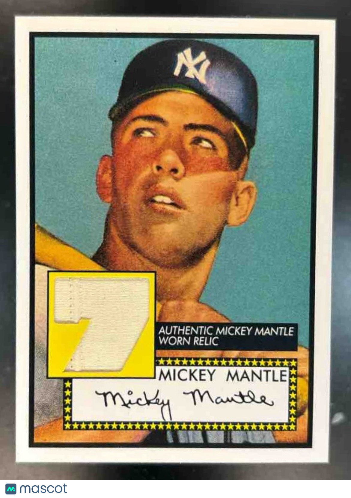 2006 Topps Mickey Mantle (worn) Patch #7 retro - Sports Cards