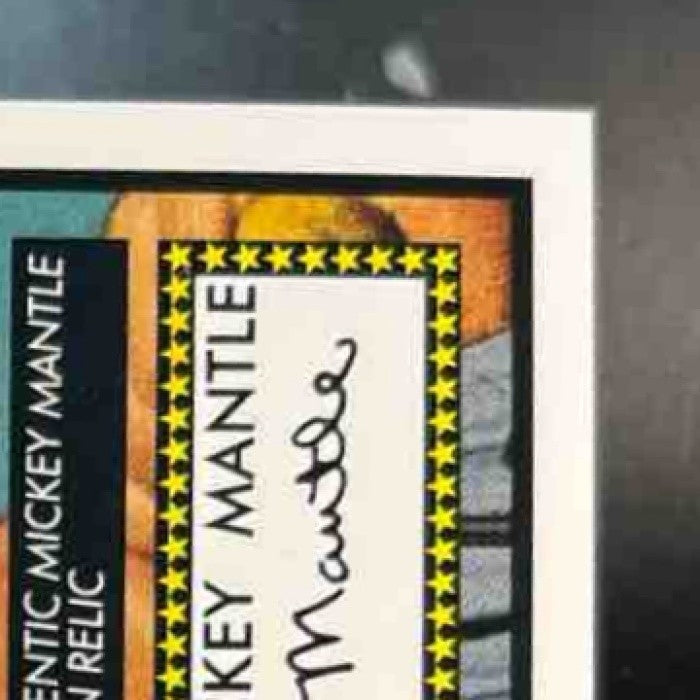 2006 Topps Mickey Mantle (worn) Patch #7 retro - Sports Cards