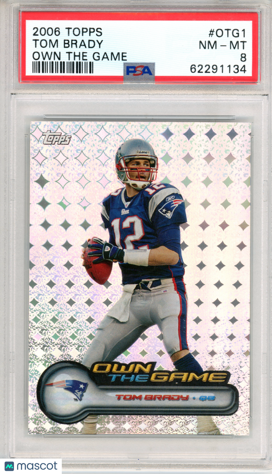 2006 Topps Own The Game Tom Brady #OTG1 PSA 8 New England Patriots - Graded Sports Cards