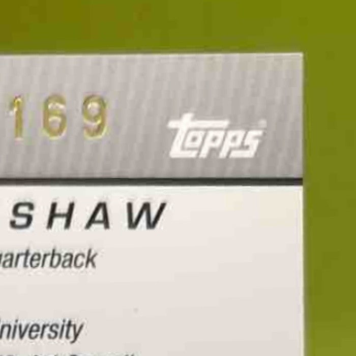 2006 Topps Paradigm Terry Bradshaw /169 #4 Pittsburgh Steelers - Sports Cards