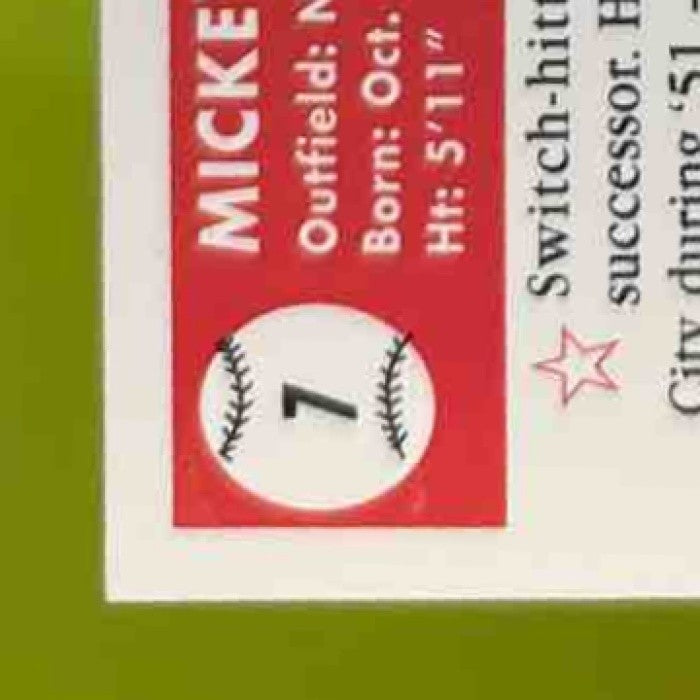 2006 Topps Target Factory Set Mantle Worn Relic MMR52 Mickey Mantle 52T New York - Sports Cards