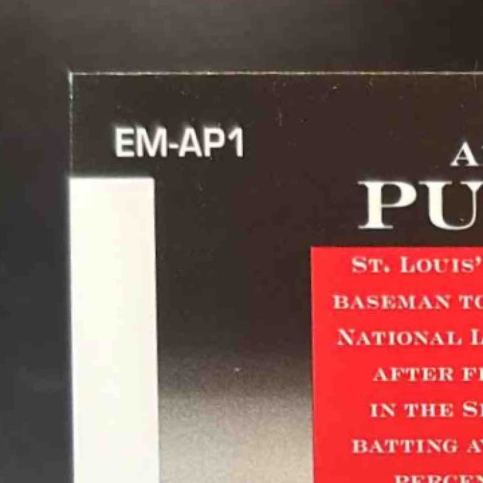 2006 Upper Deck Epic Albert Pujols Materials Purple /145 MEM St. Louis Cardinals - Sports Cards