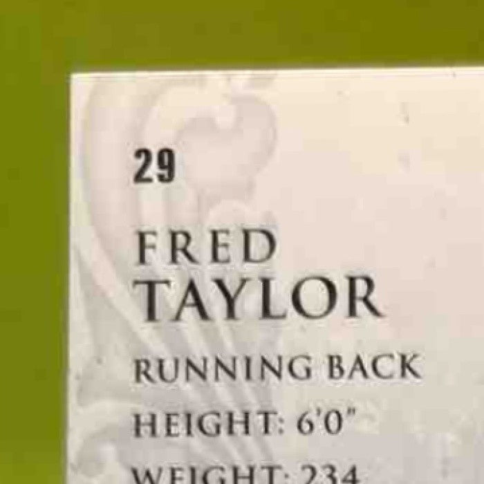 2006 Upper Deck Exquisite Collection Fred Taylor /150 #29 Jaguars - Sports Cards