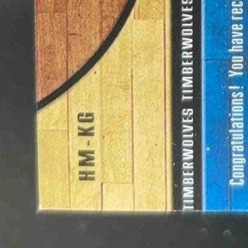 2006 Upper Deck Hardcourt Kevin Garnett Materials WHITE Minnesota Timberwolves - Sports Cards