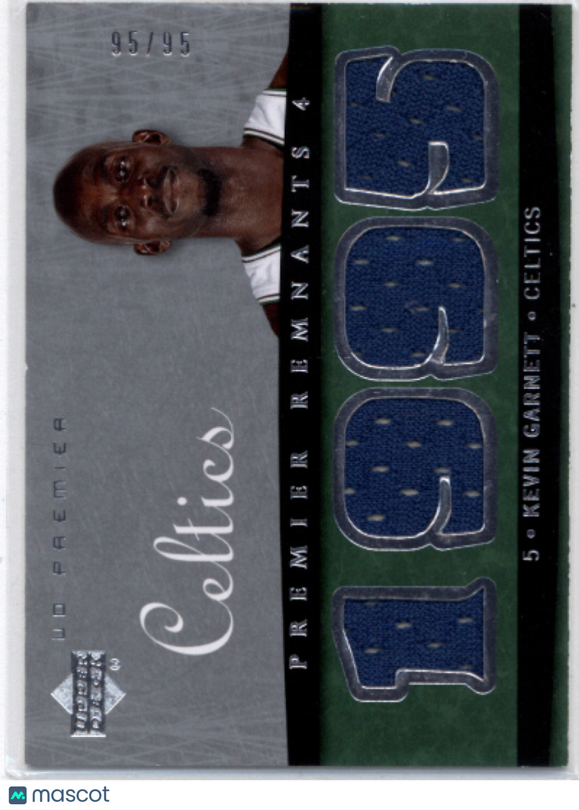 2007-08 Upper Deck Premier Remnants Quad #PR2-KG Kevin Garnett - Celtics /95 - Sports Cards