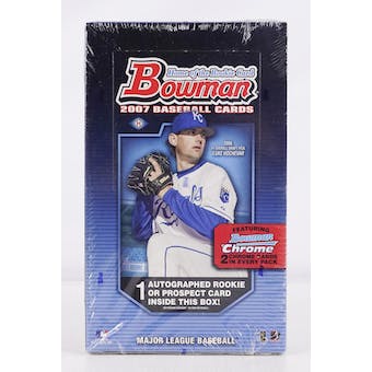 2007 Bowman Baseball Hobby Box - MLB Hobby Box