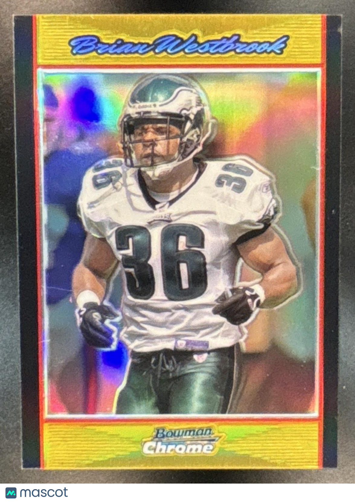 2007 Bowman Chrome Brian Westbrook Gold Refractor /50 #BC188 Philadelphia Eagles - Sports Cards