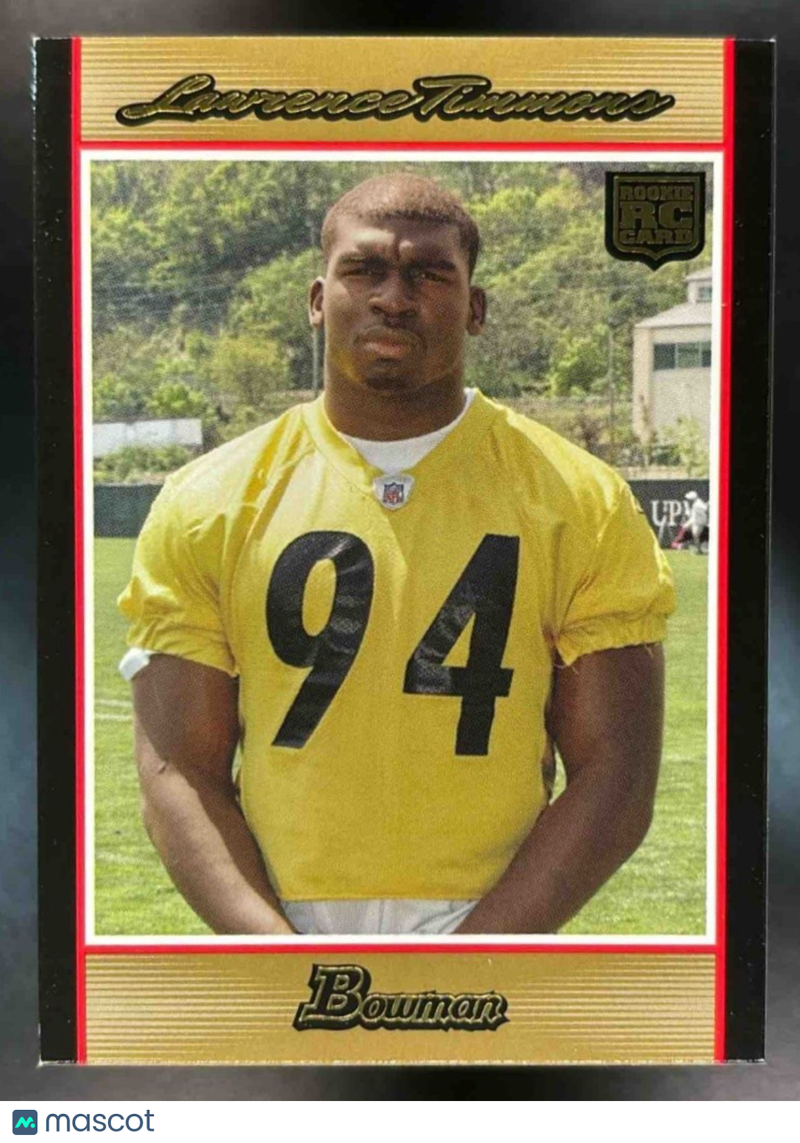 2007 Bowman Lawrence Timmons #191 RC Pittsburgh Steelers - Sports Cards