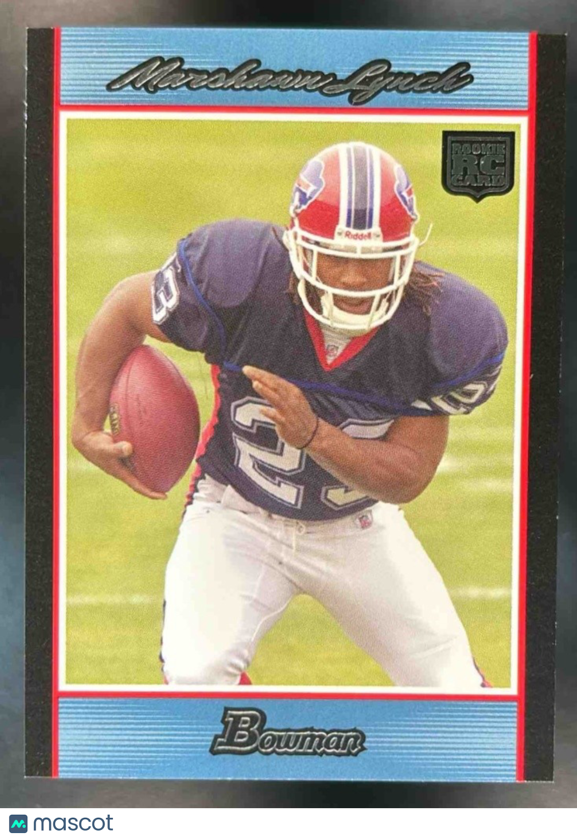 2007 Bowman Marshawn Lynch Blue /500 #127 RC Buffalo Bills - Sports Cards