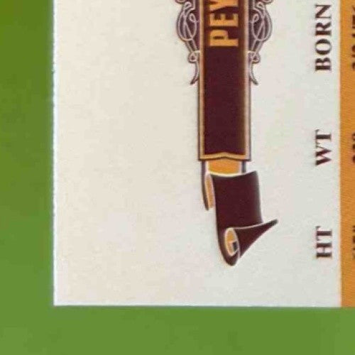 2007 Donruss Classics Peyton Manning #44 ERROR (PLAXICO BURRESS ON FRONT) Colts - Sports Cards