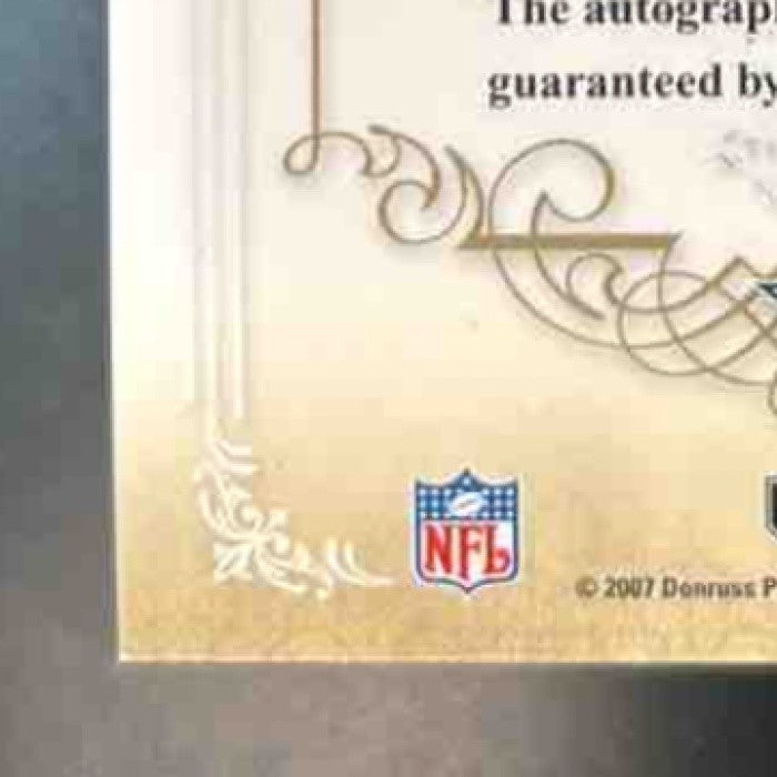 2007 Playoff National Treasures Anthony Spencer /299 #195 Auto RC Dallas Cowboy - Sports Cards
