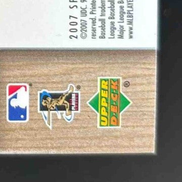 2007 SP Authentic Zack Segovia 28/75 #124 Auto RC Letter E Phillies - Sports Cards