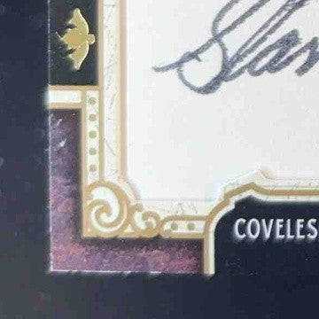 2007 SP Legendary Cuts Stan Coveleski Inside the Numbers 43/72 Auto Indians - Sports Cards