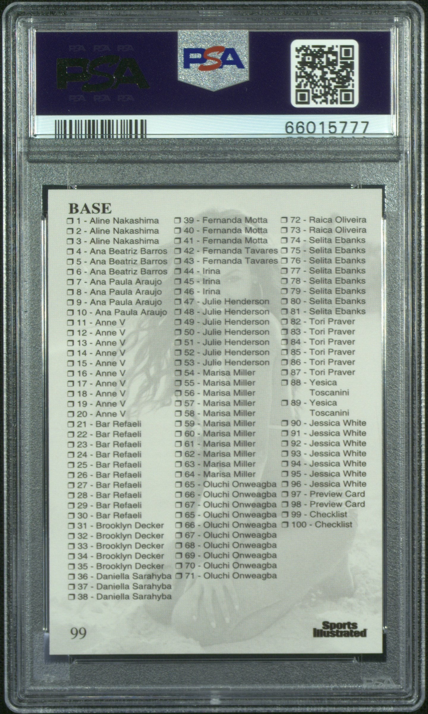 2007 Sports Illustrated Swimsuit Beyonce #99 PSA 10 - Graded Non-Sports Cards