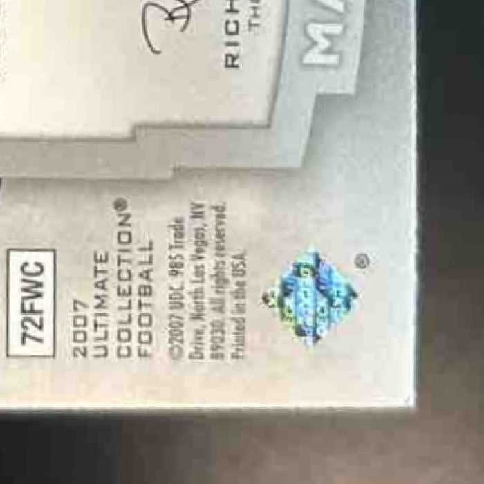 2007 UD Ultimate Collection Russell Adrian Peterson Calvin Johnsn TRI PATCH /50 - Sports Cards