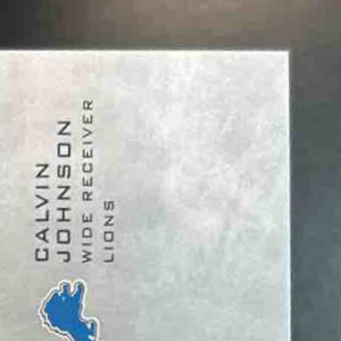 2007 UD Ultimate Collection Russell Adrian Peterson Calvin Johnsn TRI PATCH /50 - Sports Cards