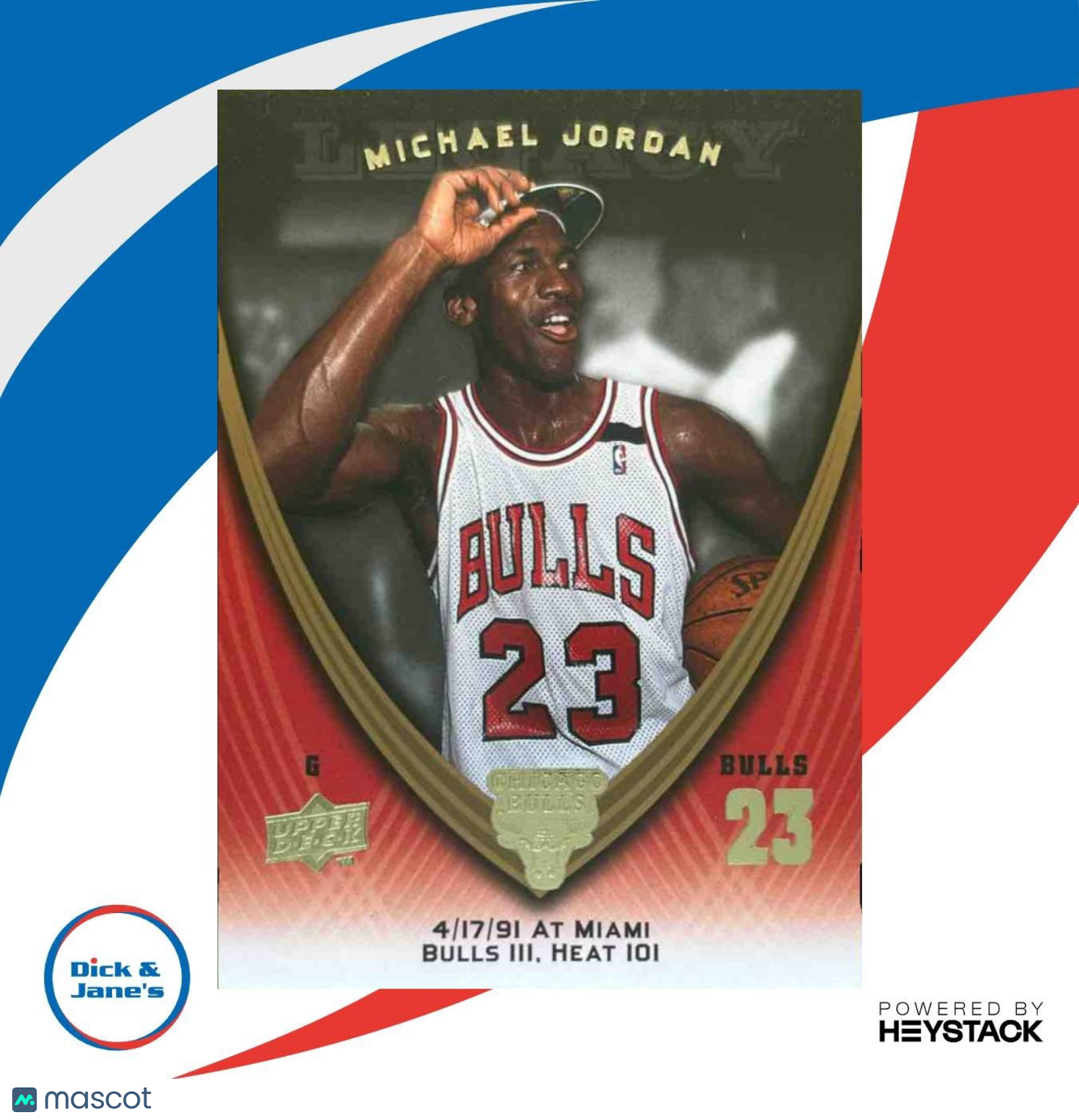 2008-09 Upper Deck Michael Jordan Legacy Collection Game 507 #507 Chicago Bulls - Sports Cards
