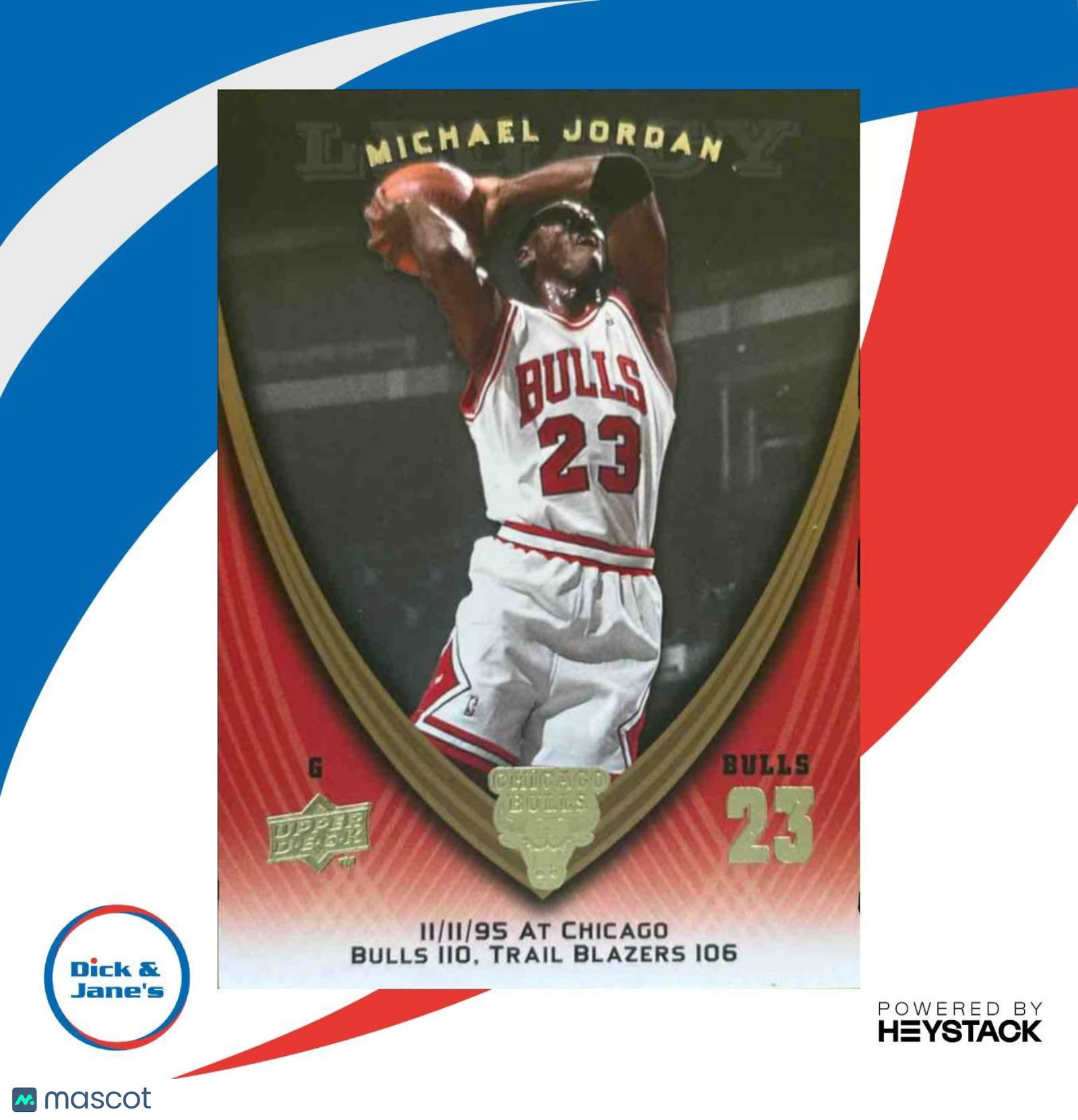 2008-09 Upper Deck Michael Jordan Legacy Collection Game 689 #689 Chicago Bulls - Sports Cards