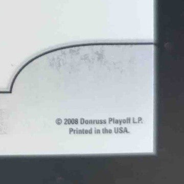 2008 Leaf Certified Materials John David Booty Souvenir Stamps USA Flag #d 01/10 - Sports Cards