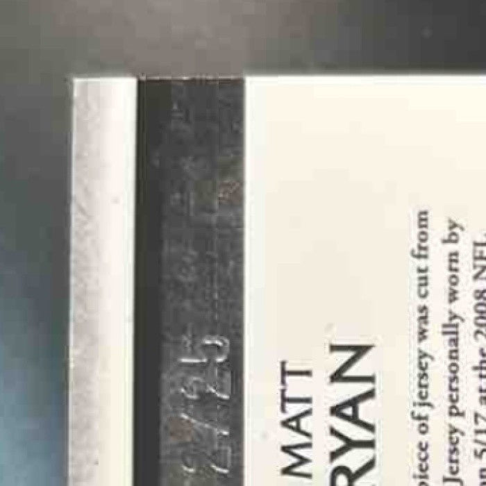 2008 Leaf Rookies & Stars Matt Ryan Freshman Orientation Patch Auto /25 MEM RC - Sports Cards